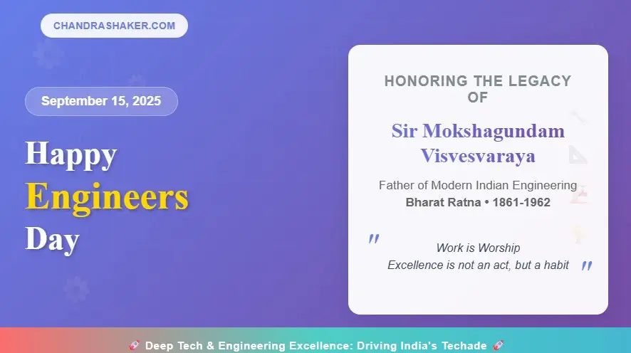 Read more about the article Happy Engineers Day 2025!
